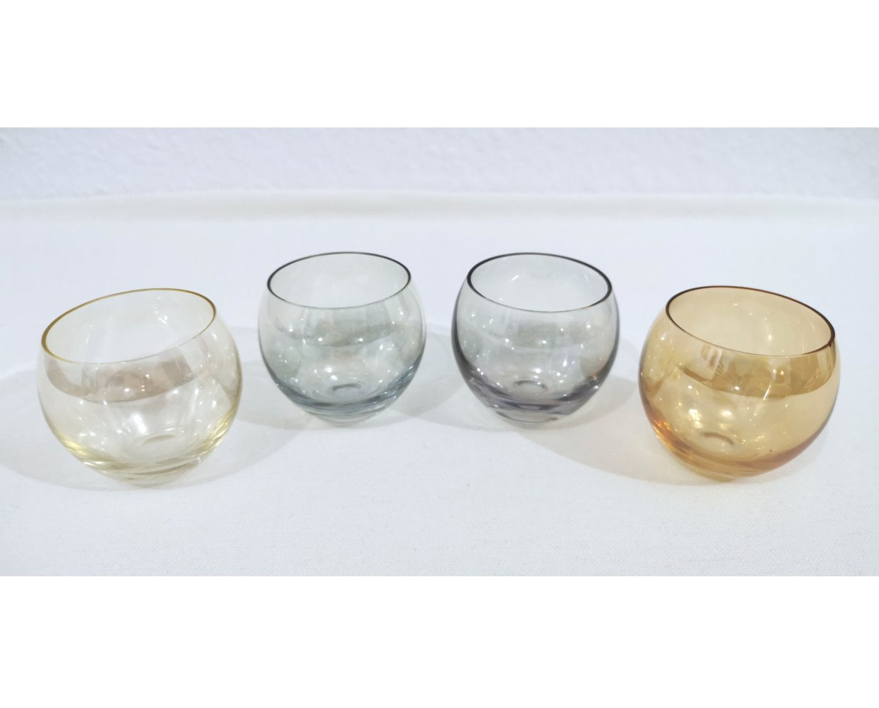 4x Cognacglas | Shotglas | Schnapsglas, retro, DDR