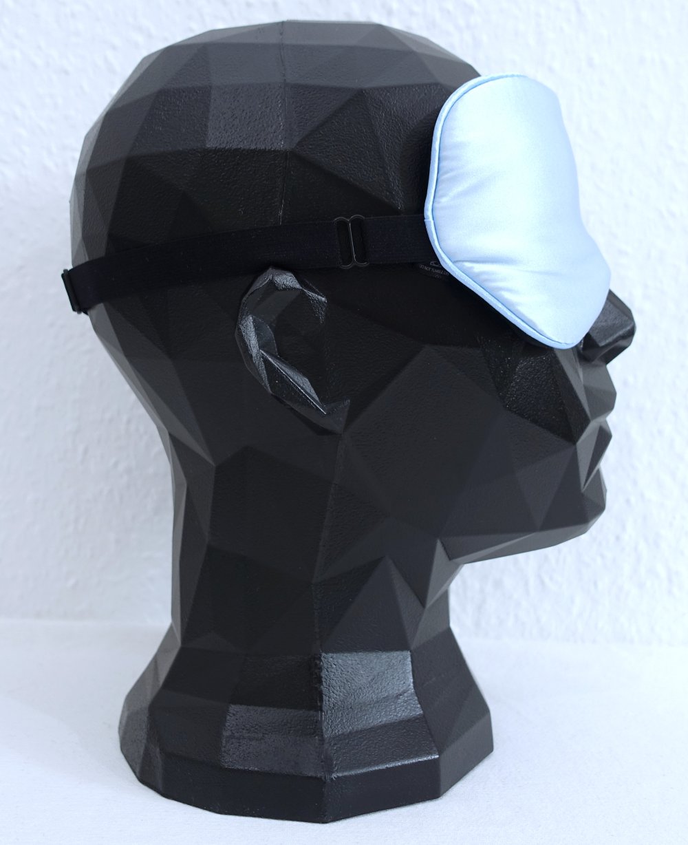 3x Schlafmaske aus Seide (schwarz, grau, blau) ✮NEU✮