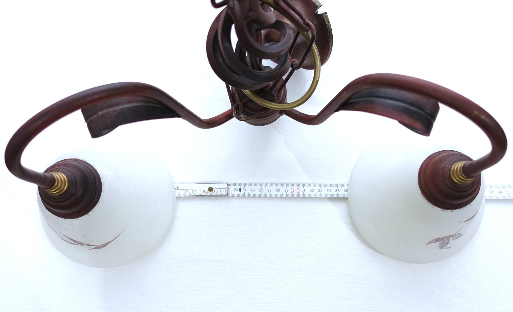 Deckenlampe | Hängelampe | Kronleuchter, Blütendesign, 3-flammig