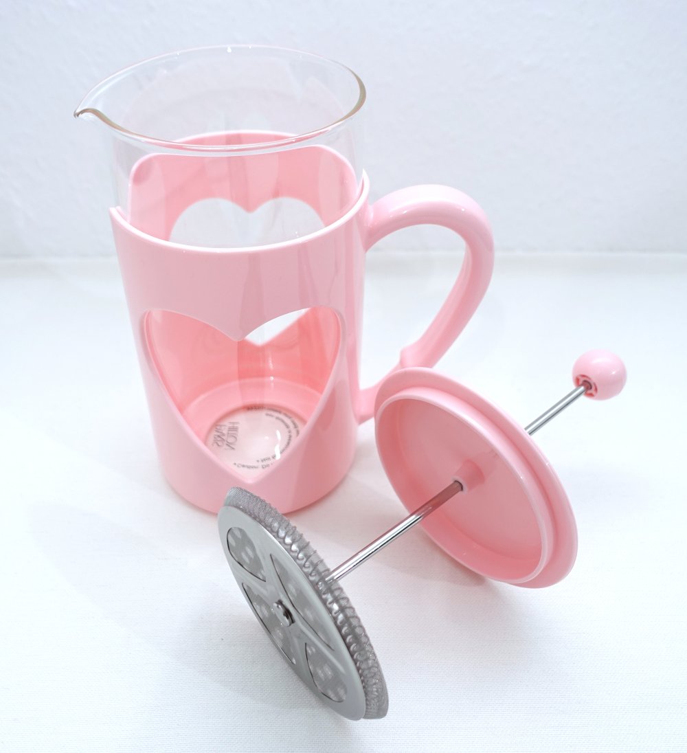Fackelmann French Press | Kaffeepresse, 1l, rosa, pink ✮NEU✮