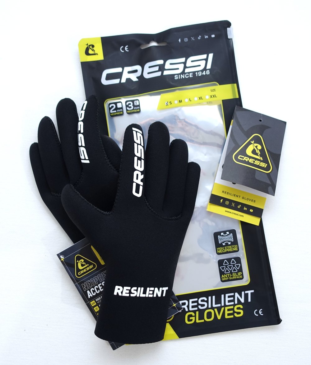 Cressi Resilient Neoprenhandschuhe, Ultra Grip, 3mm, S ✮NEU✮