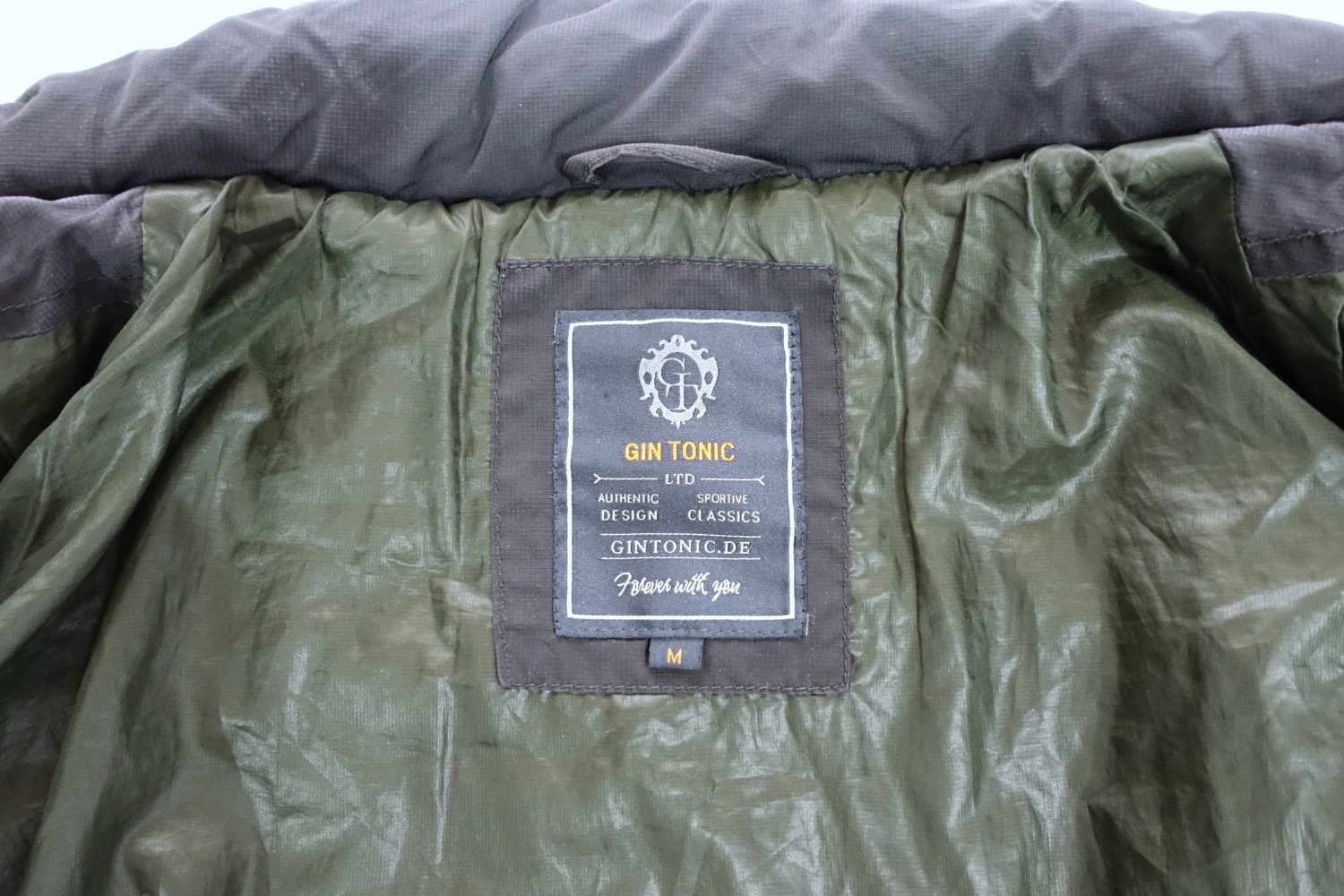 Gin Tonic Jacke, leicht gefüttert, Größe M/L