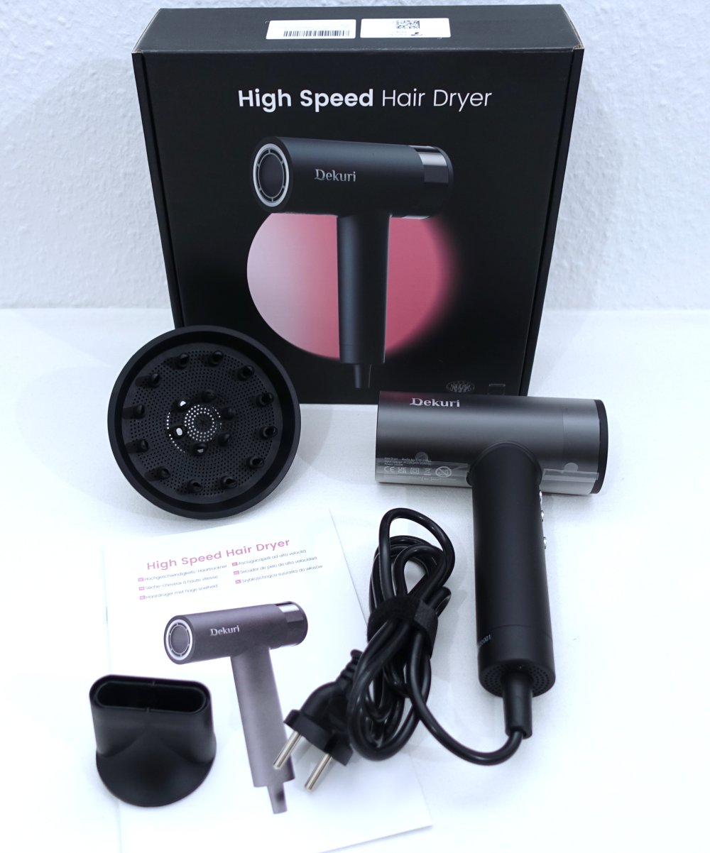 Dekuri Haartrockner | Föhn mit Ionen-Technologie, 1600W ✮NEU✮