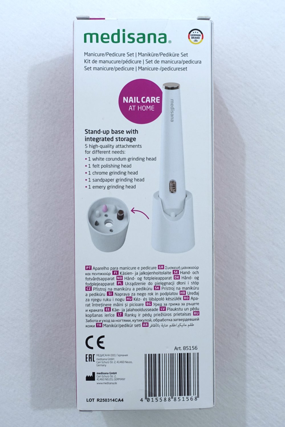 medisana MP 900 elektrisches Maniküre & Pediküre Set ✮NEU✮