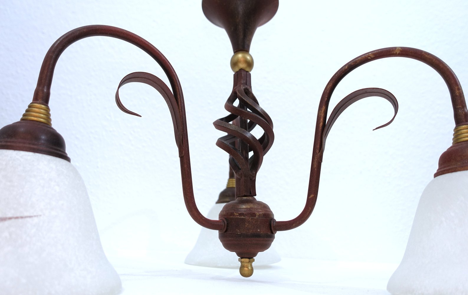 Deckenlampe | Hängelampe | Kronleuchter, Blütendesign, 3-flammig