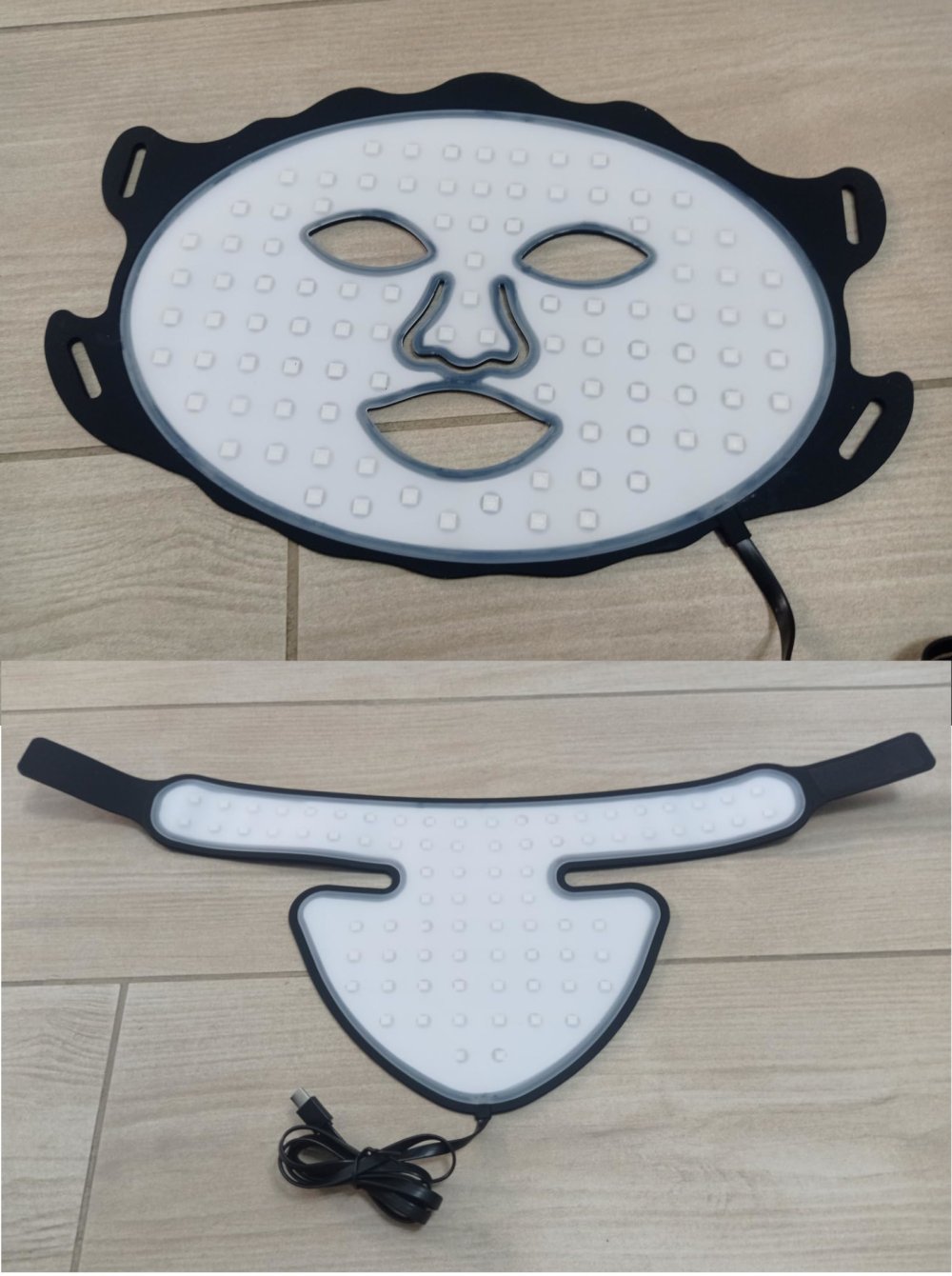 LED Rotlicht, Blaulicht Maske für Gesicht und Dekolleté ✮NEU✮