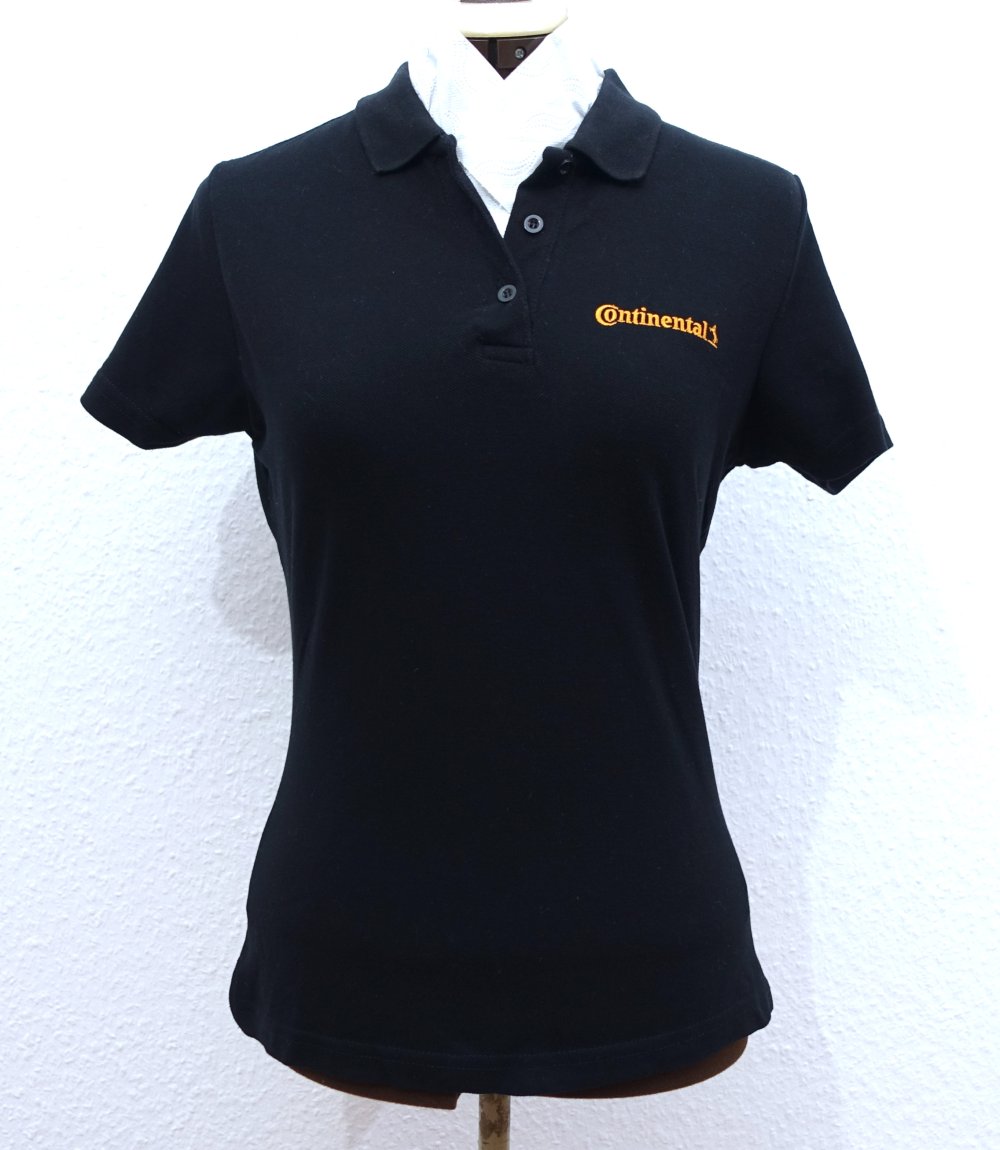 Continental Polo Shirt, schwarz, Größe 36