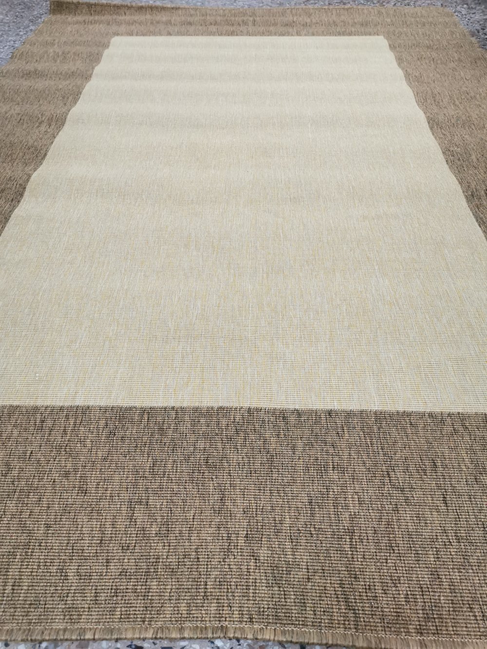 Teppich | Läufer, 1,41 x 1,97m, braun, beige