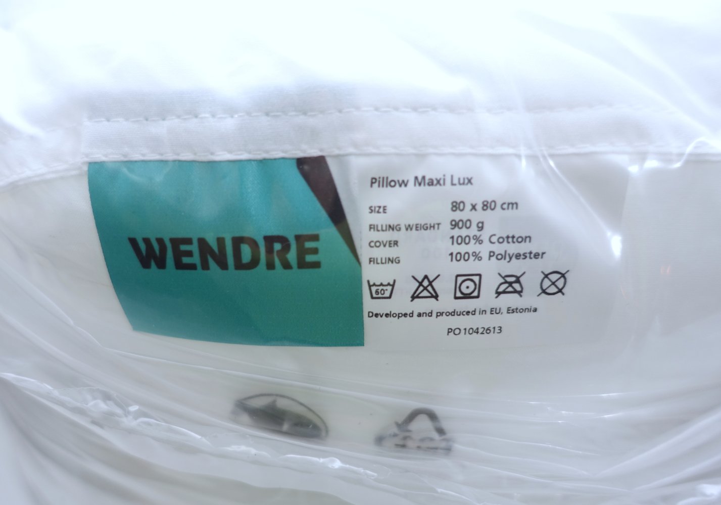 2 Wendre Kissen | Kopfkissen 80x80cm, hypoallergen, 900g ✮NEU✮