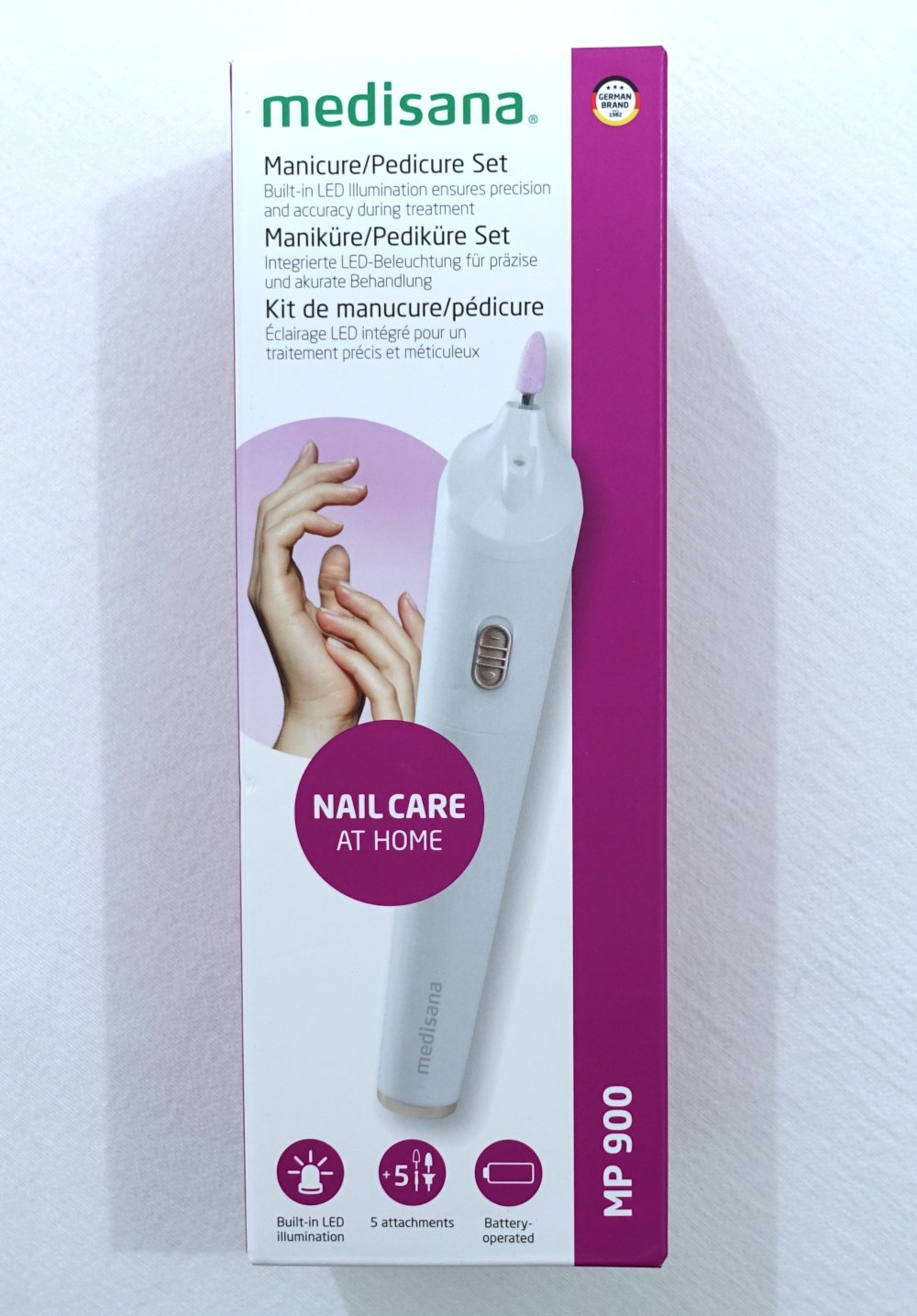 medisana MP 900 elektrisches Maniküre & Pediküre Set ✮NEU✮