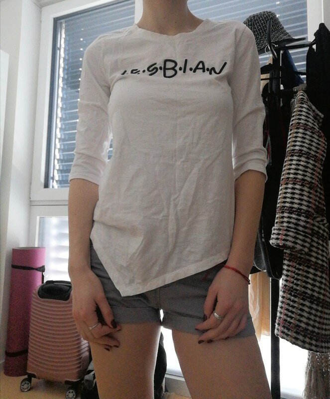 Asymmetrische Bluse