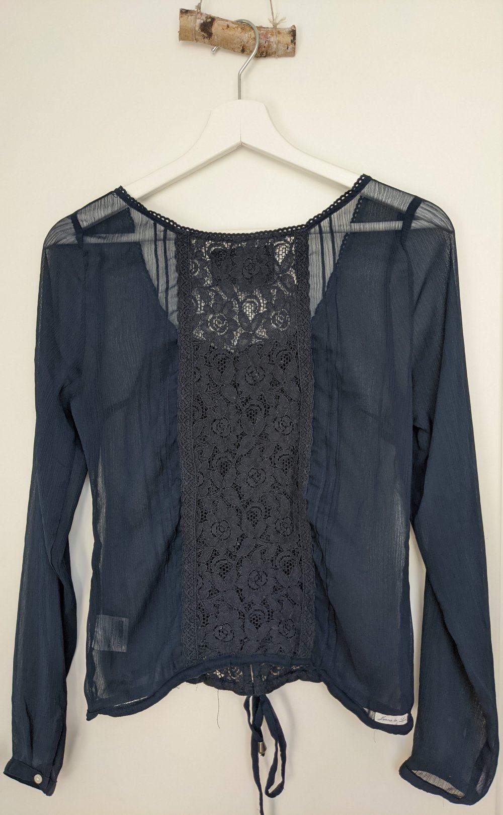 Seethrough Spitzenbluse