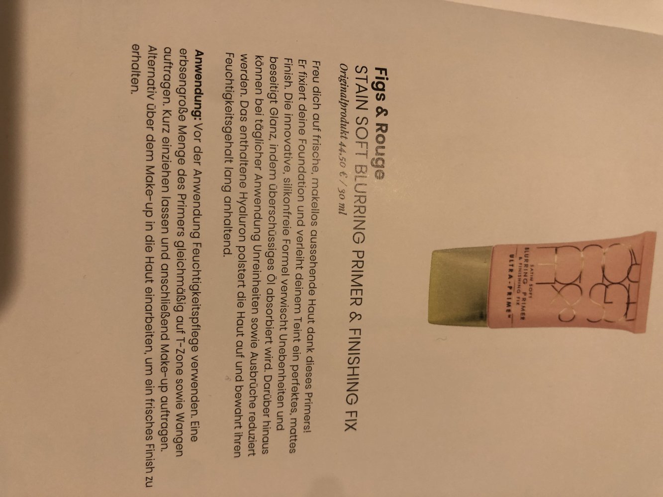 Figs & Rouge Ultra Primer