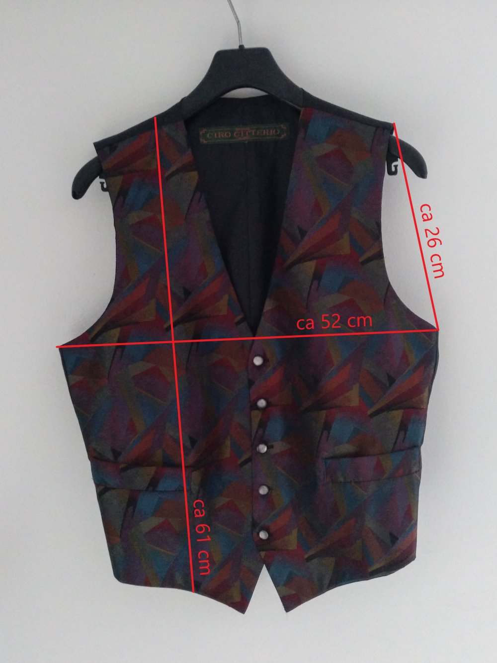 Weste Ciro Citterio dunkel bunt