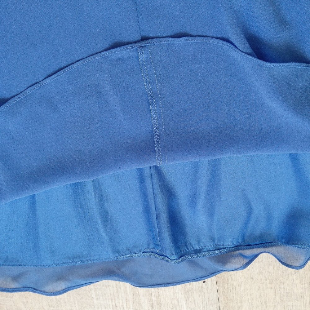 Kleid lavendel blau 40 chic festliches Kleid Cocktailkleid Abiball Sommerkleid himmelblau Einteiler