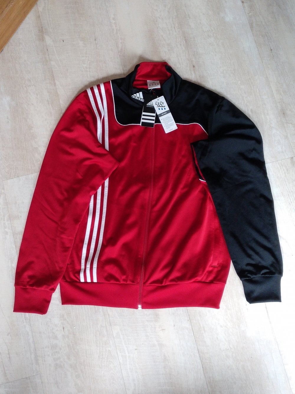 Adidas Sport Anzug Training Jacke Hose Tracksuit m M 6 rot schwarz neuwertig gebraucht etikett top