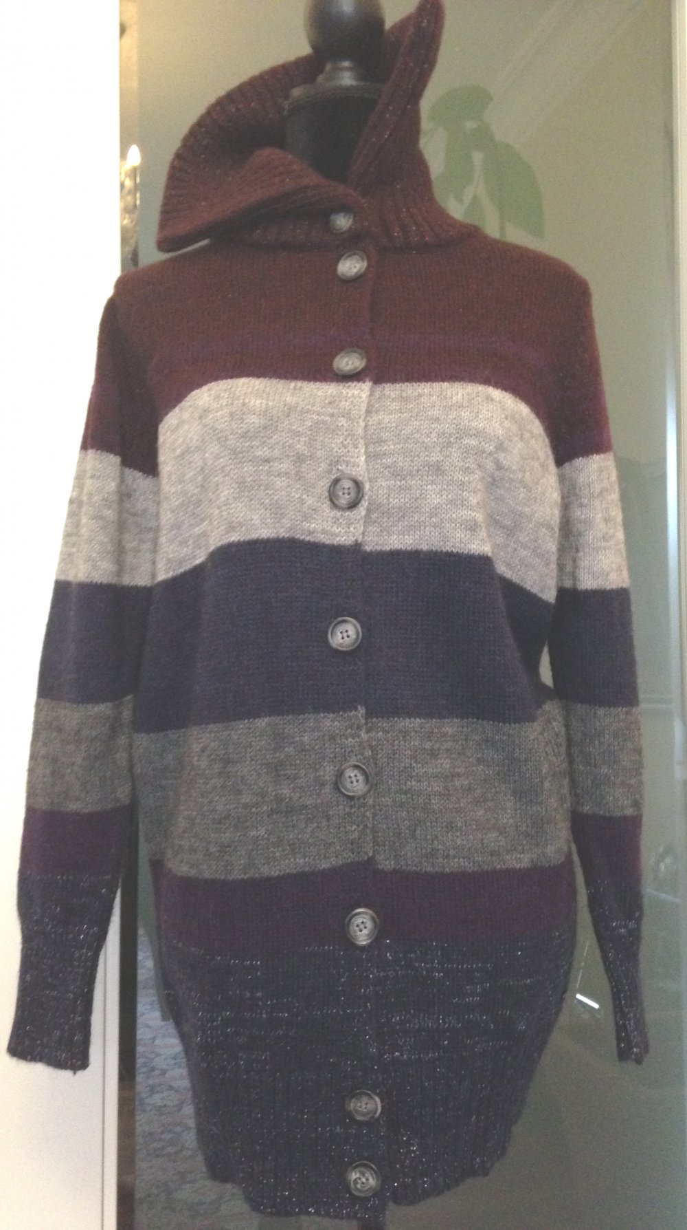 MEXX Strickmantel Longcardigan Gr. M Made in Italy WIE NEU!