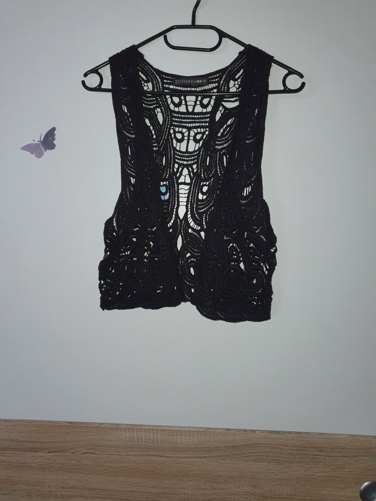 Schwarzer Bolero Vintage style