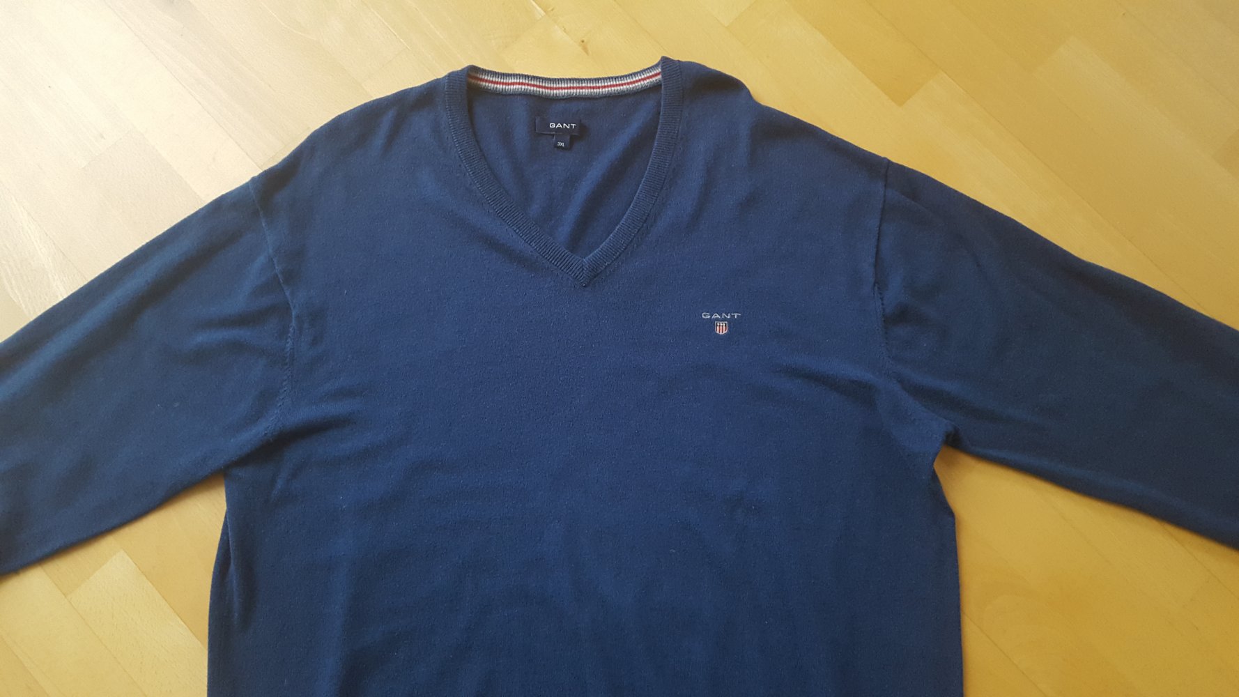 Gant Gr.XXL XL Strick Pulli Kaschmir Baumwolle 