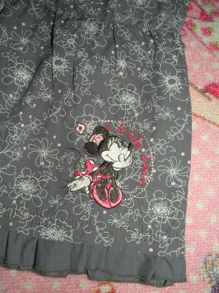 Mädchen Sommer Set Träger Hängerchen Tunika & Hose Disney C&A Minnie Mouse Maus Gr 122 128 top
