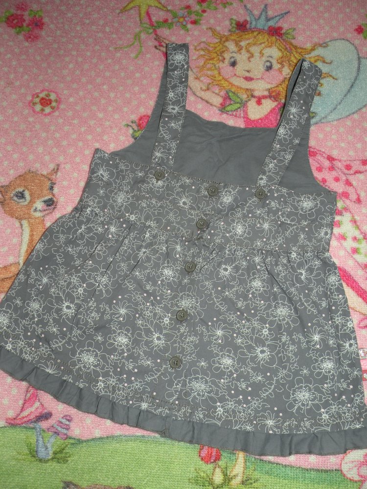 Mädchen Sommer Set Träger Hängerchen Tunika & Hose Disney C&A Minnie Mouse Maus Gr 122 128 top