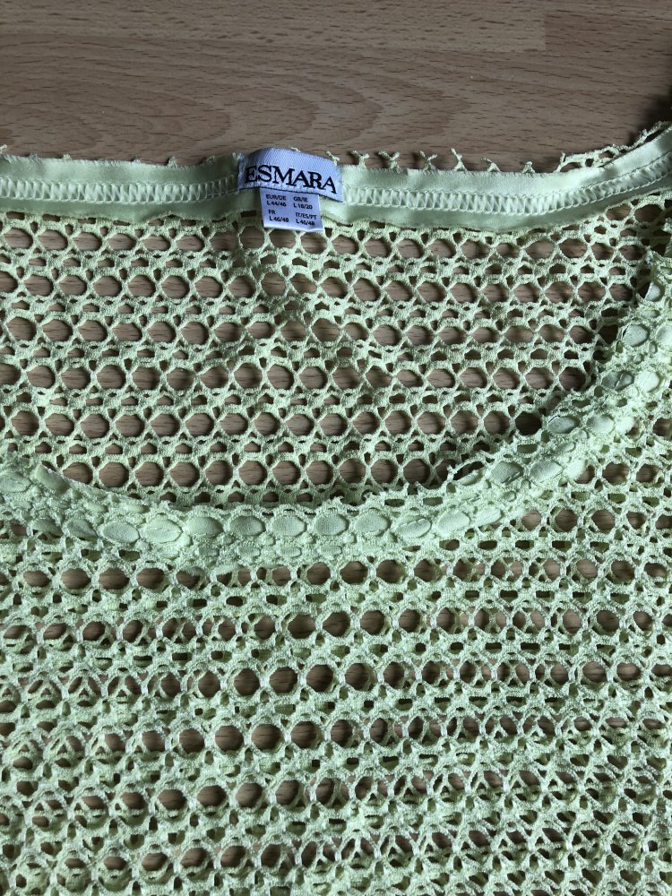 raffiniertes Netzhemd in pastel grün, hellgrün, Shirt, Minikleid, Pulli, Netz, Mesh, GOA, 