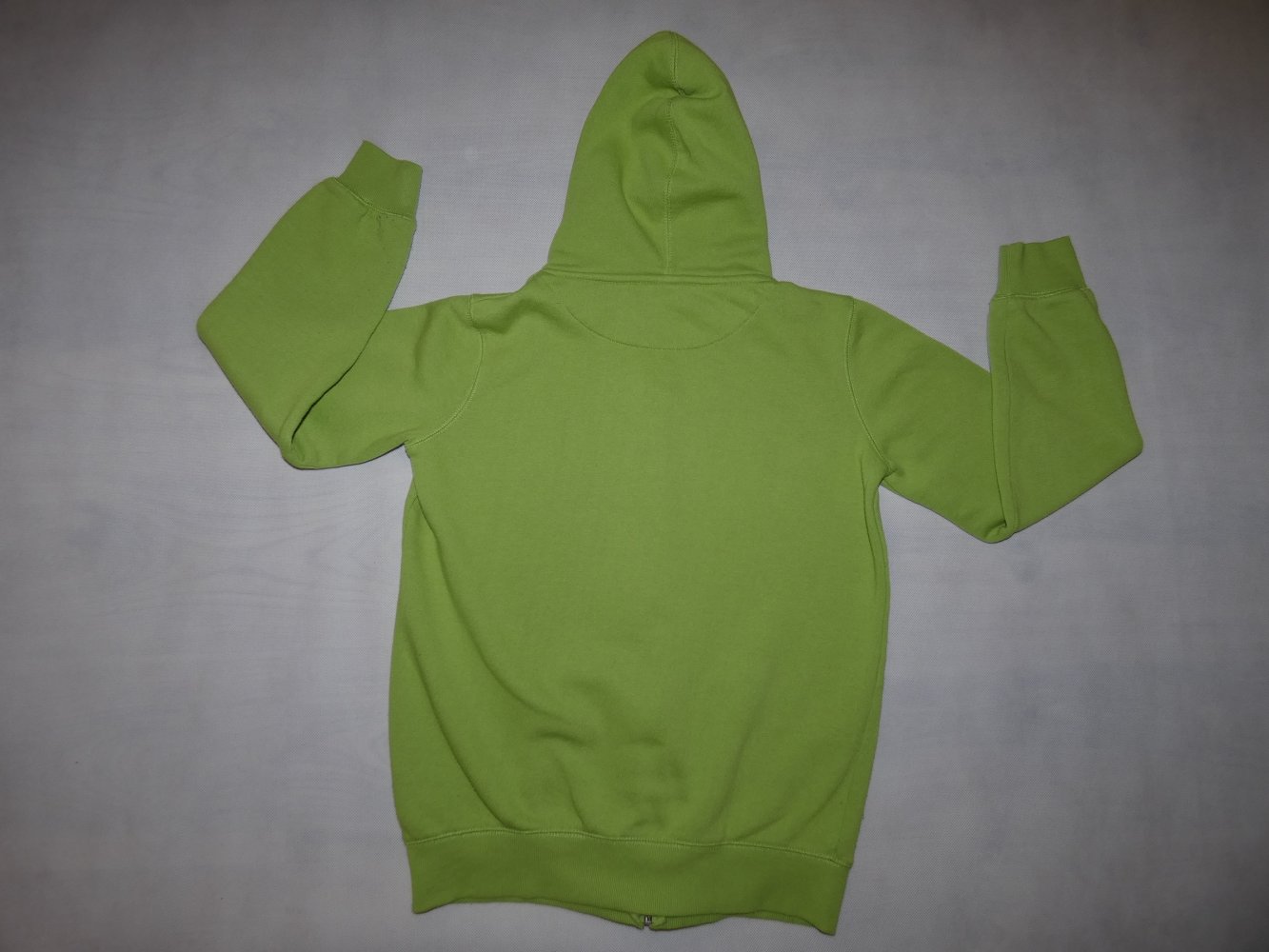 Jungen Sweatjacke mit Kapuze Grün Gr. 158 164