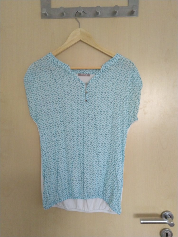 hübsche Bluse mit Herzchenmuster