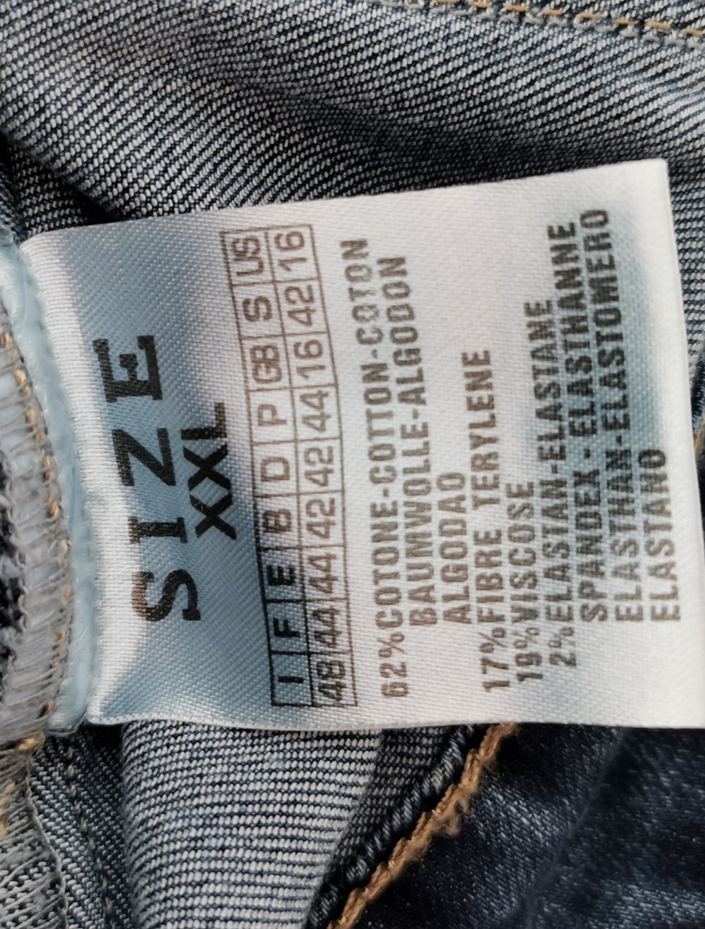 Jeansjacke mit Perlen und Glitzer 42 wie Neu ❤️