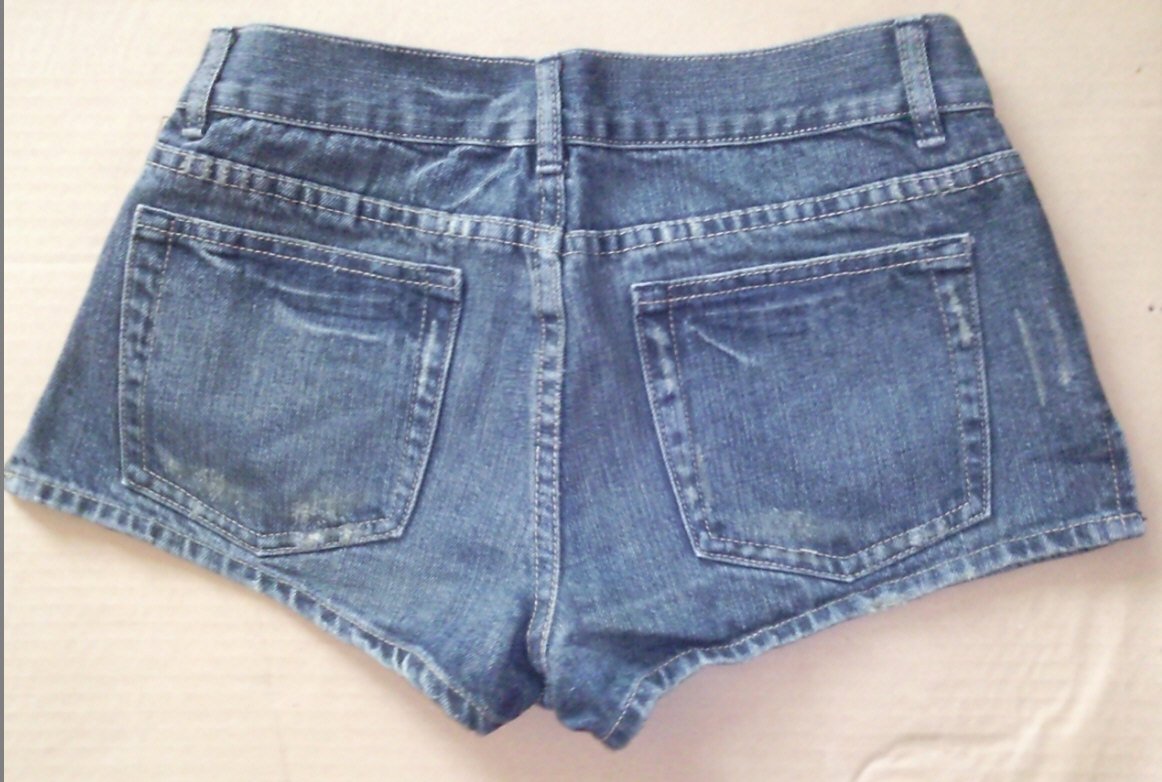 Blaue Jeans Shorts, Gr. 34, Orsay,