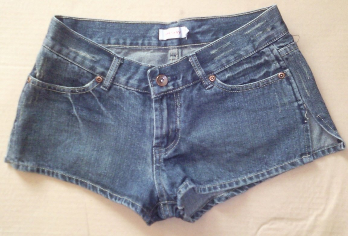 Blaue Jeans Shorts, Gr. 34, Orsay,
