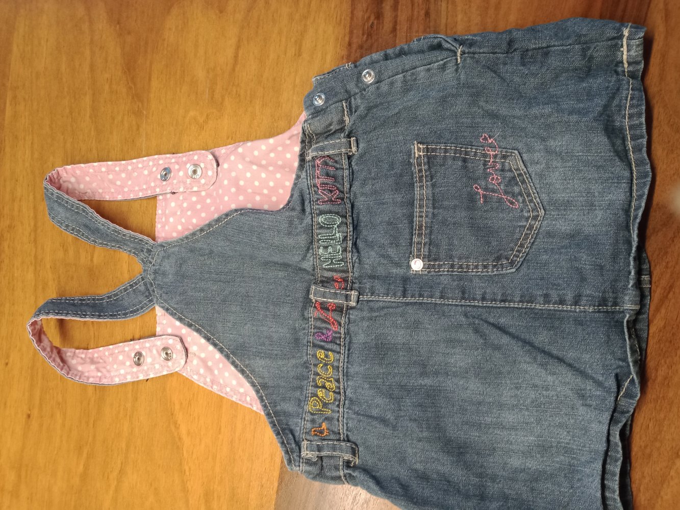 Jeans-Kleidchen Hello Kitty