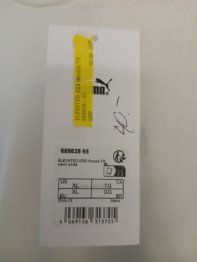 Original PUMA Pullover beige XL neu