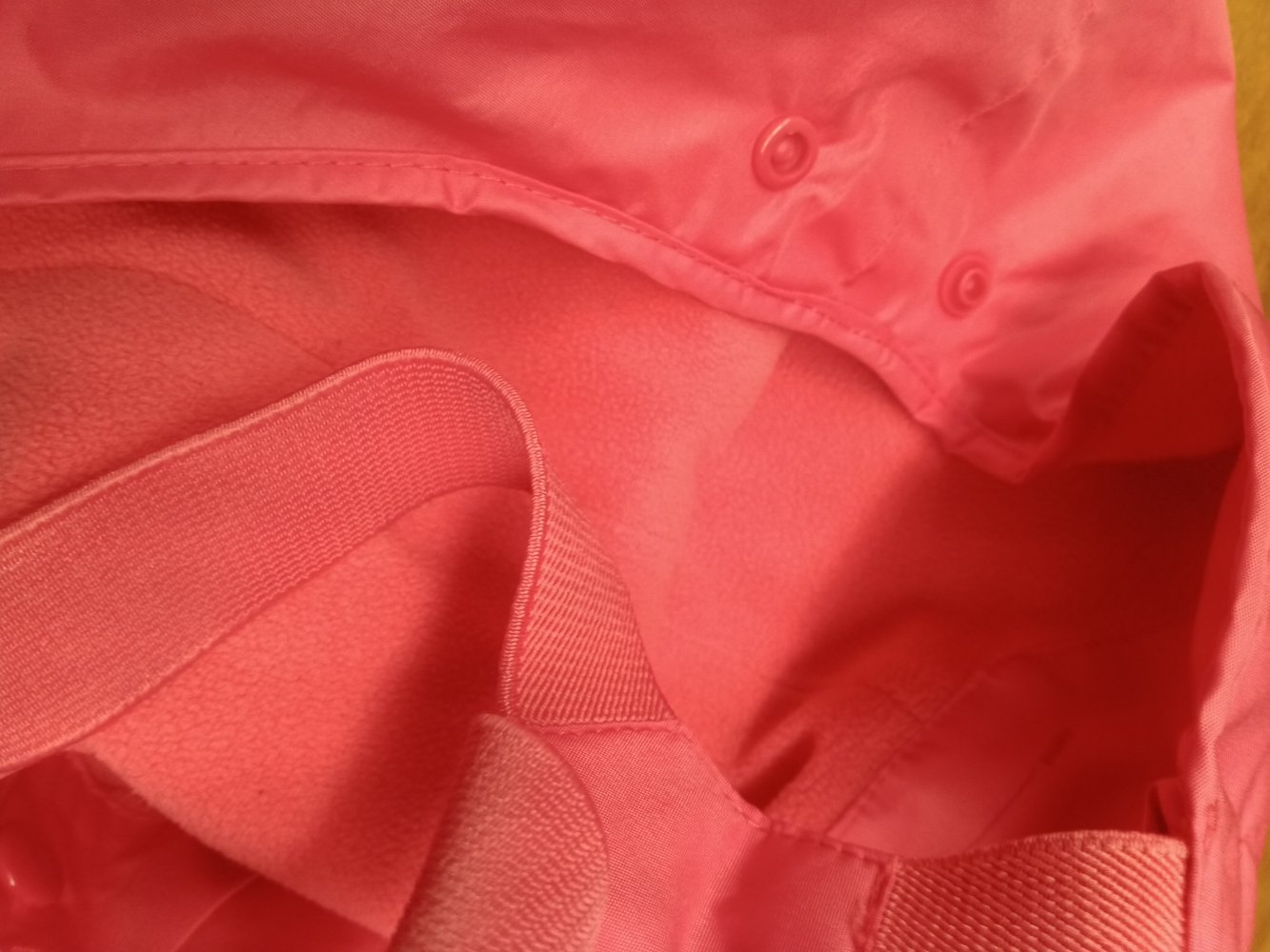 Gefütterte Regenhose pink mit Sternen