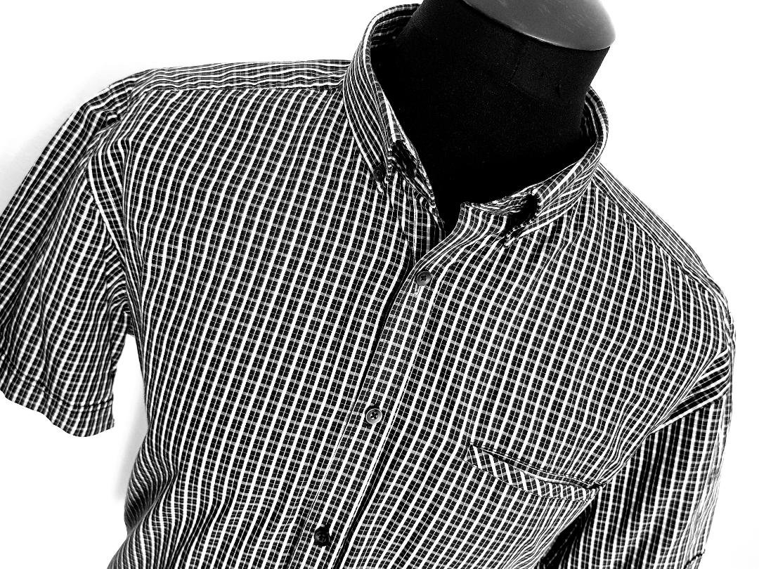 Kurzarmhemd  Angelo Litirco-Modisches Karomuster fein Gr. -XL- TOP 