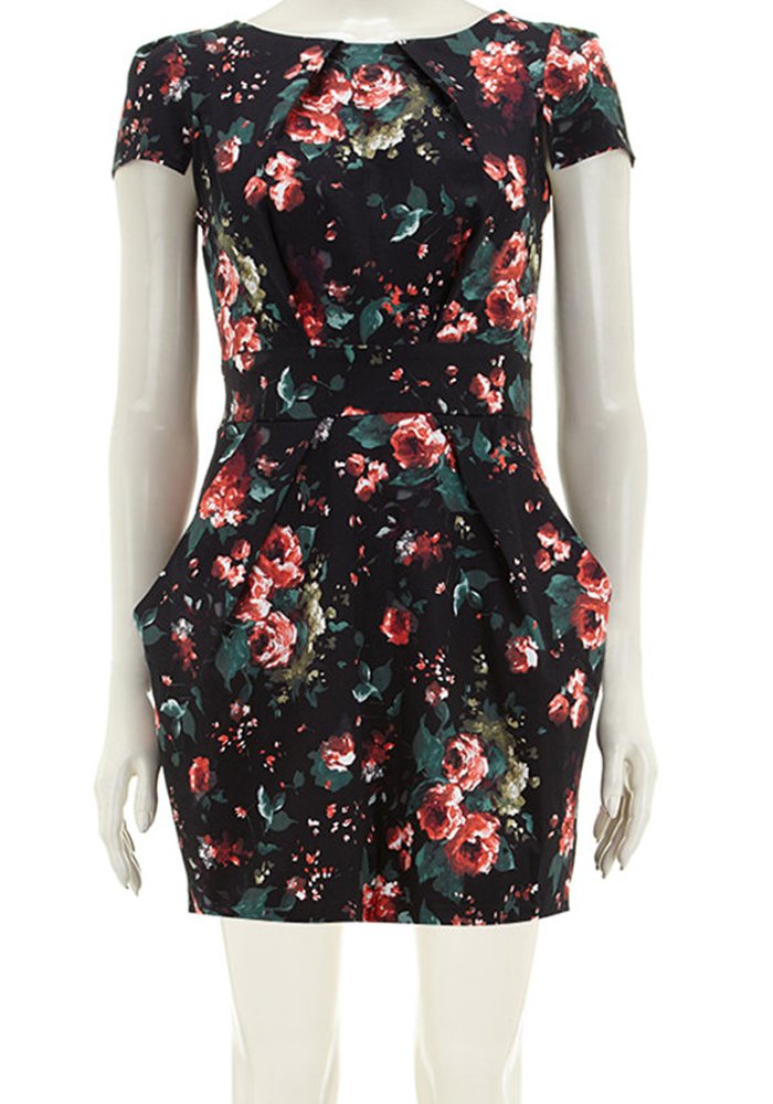 CLOSET Kleid 38 40 M L NEU Multi floral Sommer Bunt Baumwolle