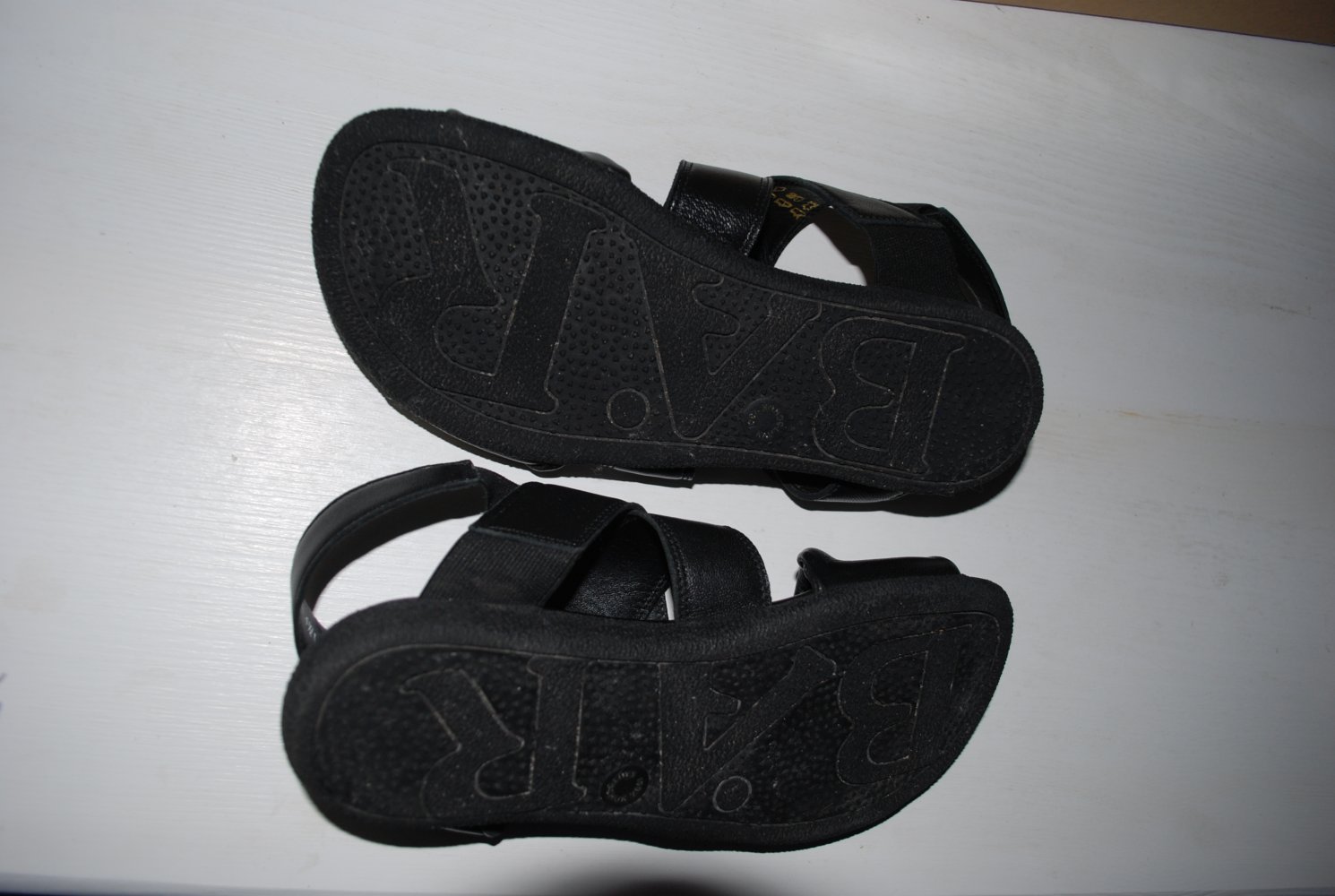 BÄR SANDALEN ELSE 4,5 EU  37,5 LEDER Klettriemen ROT Sohle aus Naturkautschuk