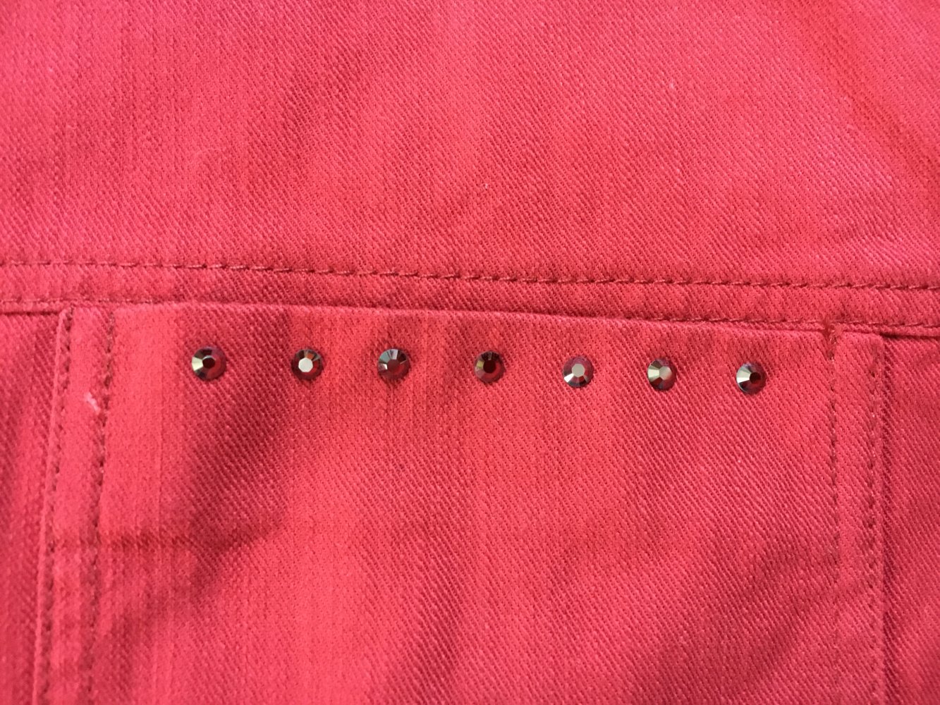 rote Jacke mit Gürtel Frankenwälder Collection Gr. 38