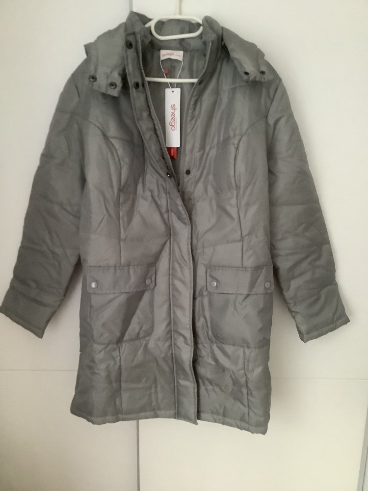 sheego Casual Kurzmantel/Jacke/Parka Gr. 40 neu grau