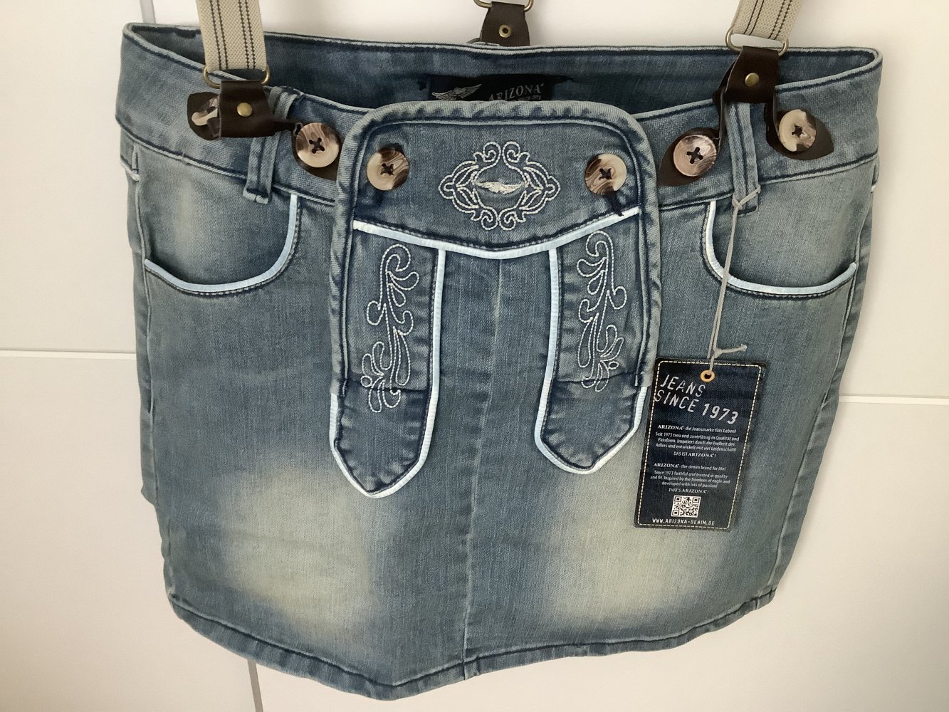 ARIZONA ROCK/TRACHTENROCK GR. 38 neu denim 