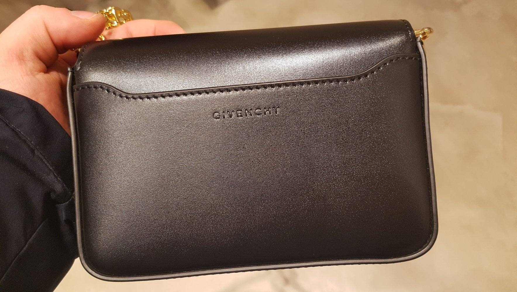 GIVENCHY 4G Small Handtasche 100% kalbsleder, schwarz
