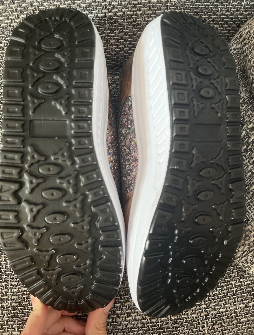 goldene Glitzer Turnschuhe 38 neu