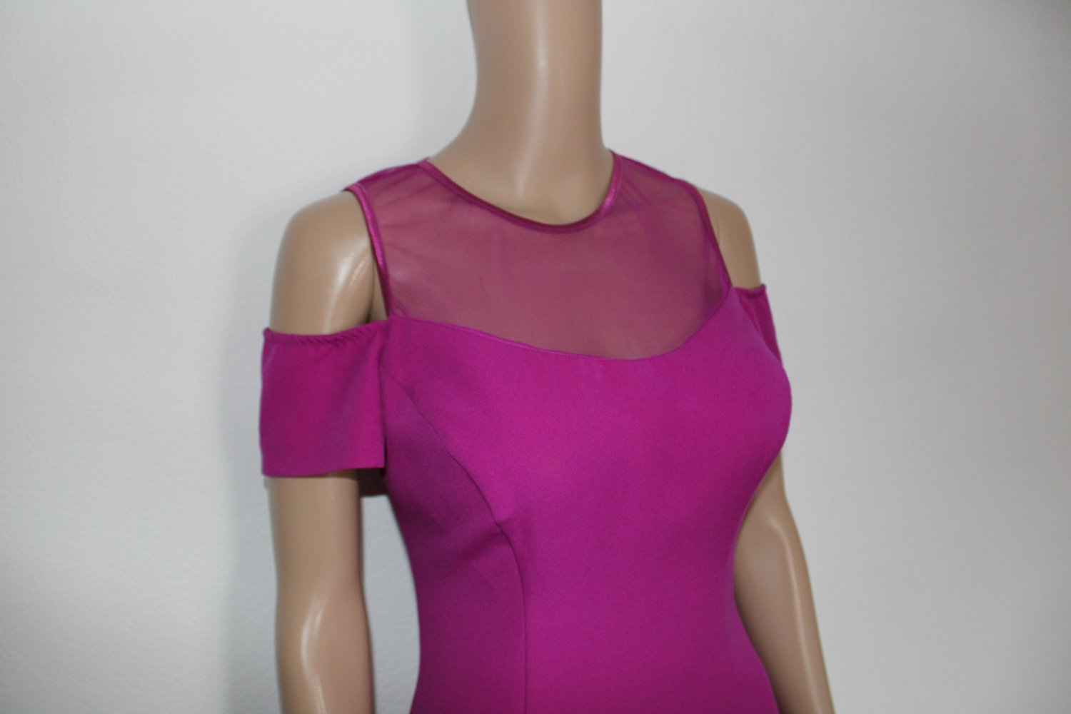 Damen Kleid, S/M, 36/38, Fuchsia