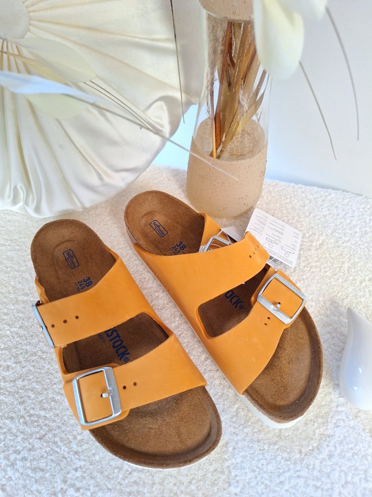 Birkenstock Arizona Softfeedbed Nubukleder occa NEU Gr. 38