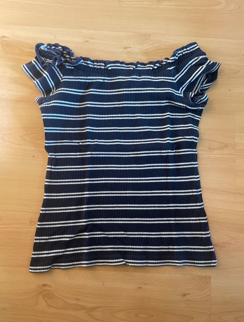 Esprit T-shirt blau weiß