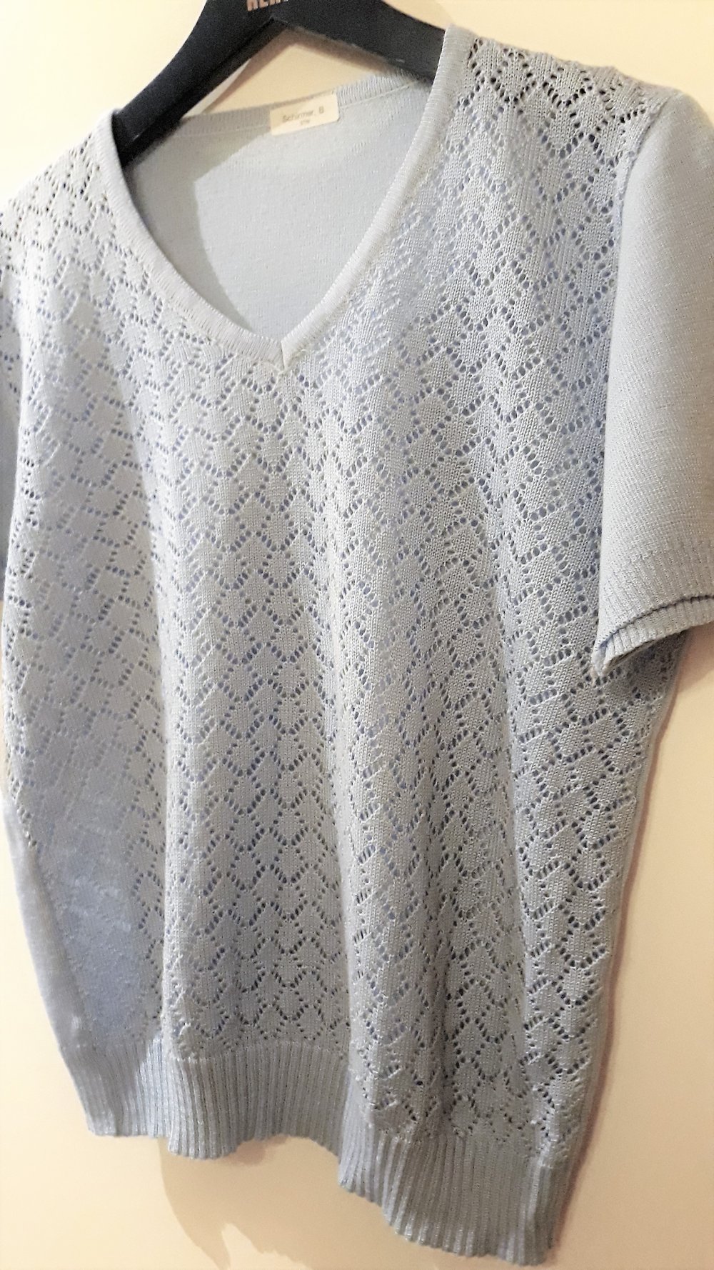 Toller Damenstrickpulli, Gr.38, hellblau, Jetzt nur noch 3,-€