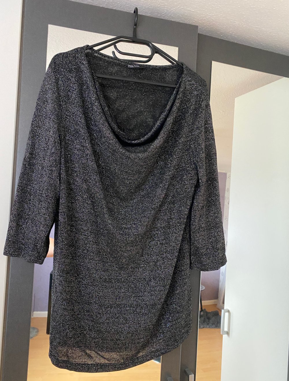 Glitzer Top L/XL