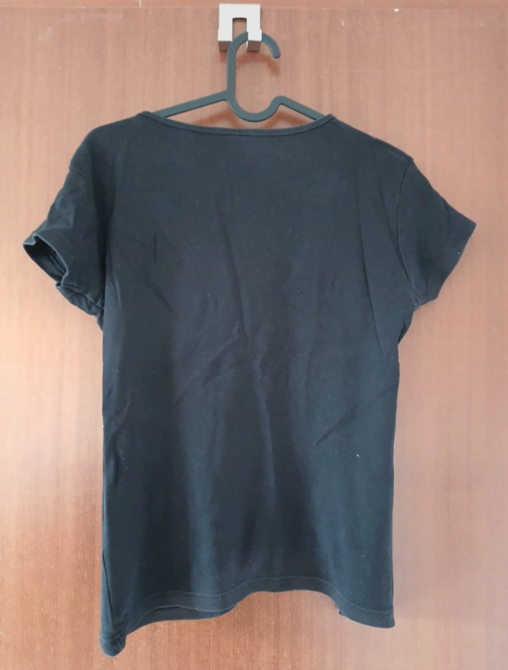 schwarzes T-shirt von Madonna