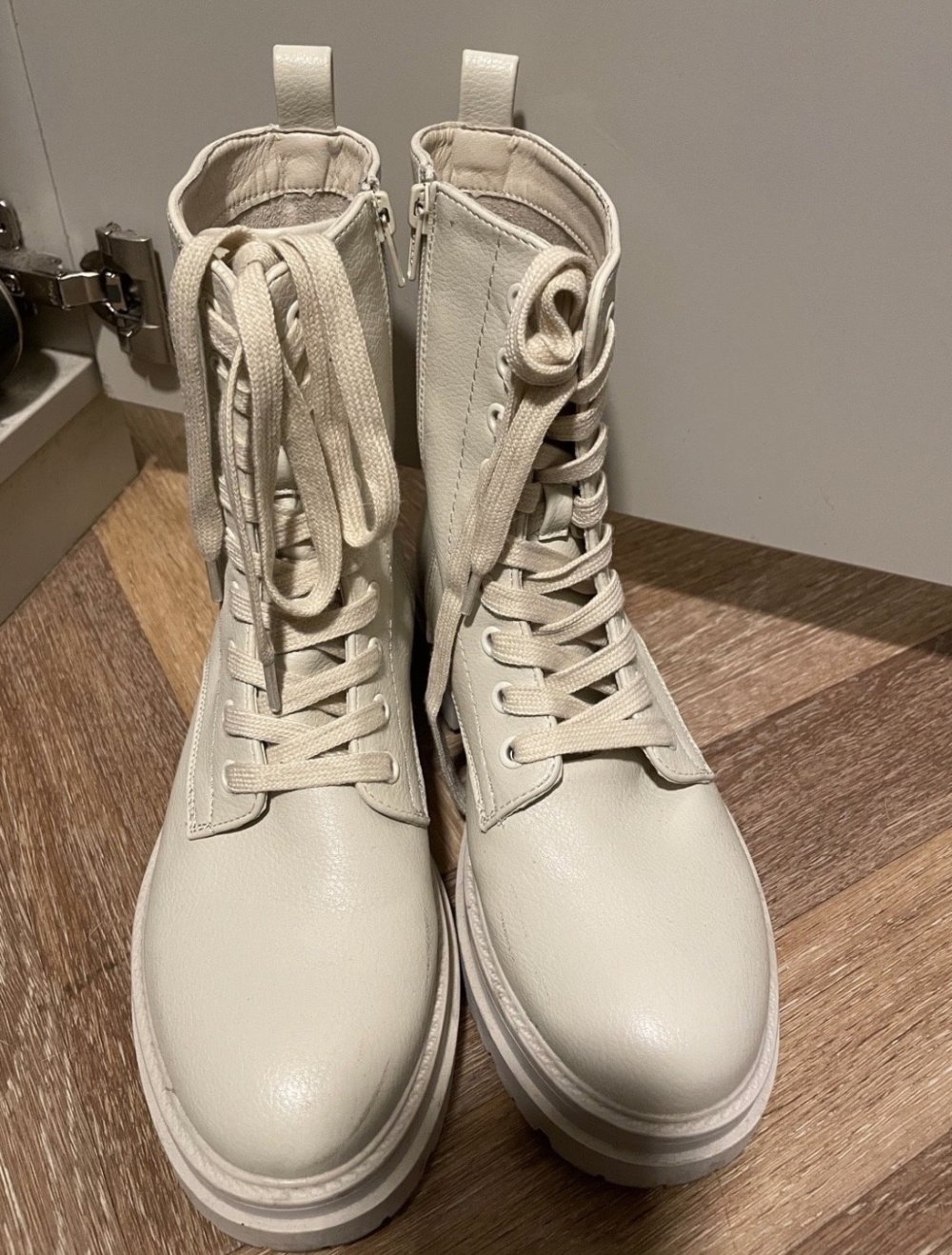 Beige Boots