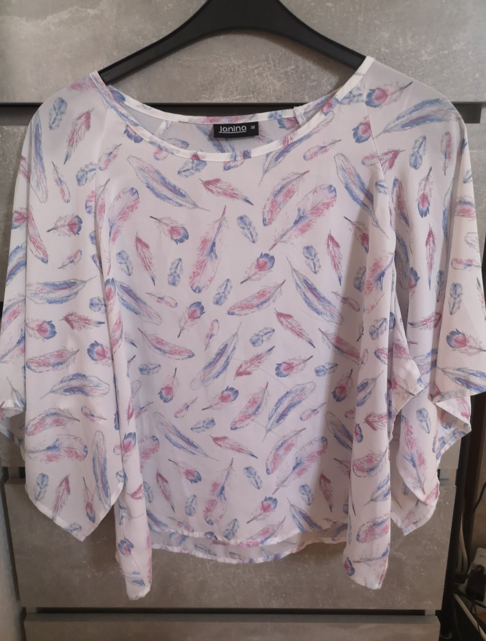 Bluse mit Fledermausärmeln